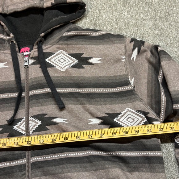 Berne Men's Heritage Thermal-Lined Full-Zip Hooded Sweatshirt XL - Picture 8 of 9